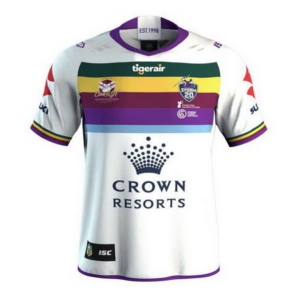 Tailandia Camiseta Melbourne Storm Testimonial 2018 Blanco